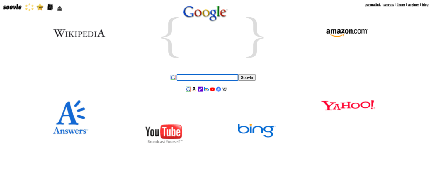 Soovle <strong class='sis-keyword'>ابزار تحقیق</strong> کلمات کلیدی